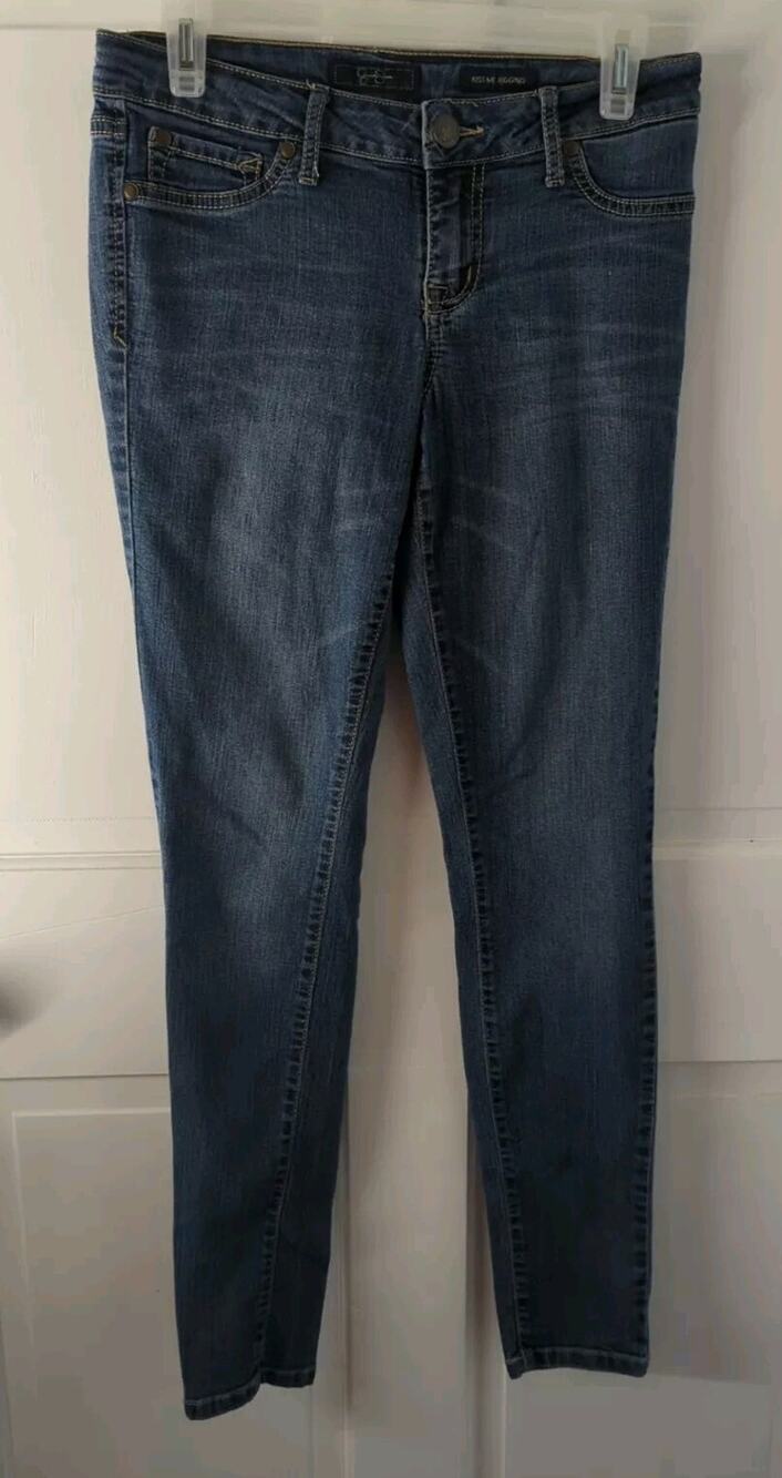 Jessica Simpson Kiss Me Jeggings Low rise size 28 stretch dark